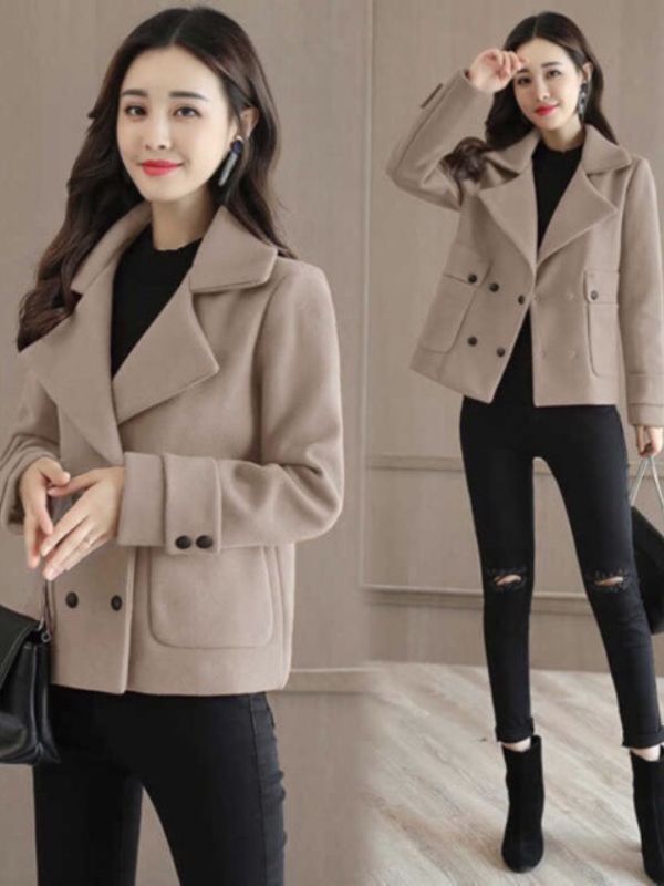 Xu hướng áo khoác dạ ngắn nữ Hàn Quốc và cách mix đồ 2023