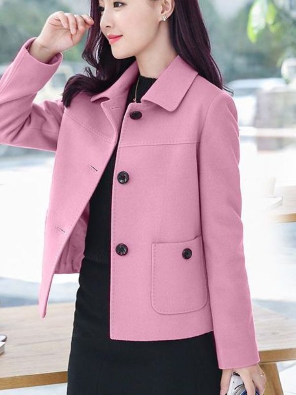 Xu hướng áo khoác dạ ngắn nữ Hàn Quốc và cách mix đồ 2023 